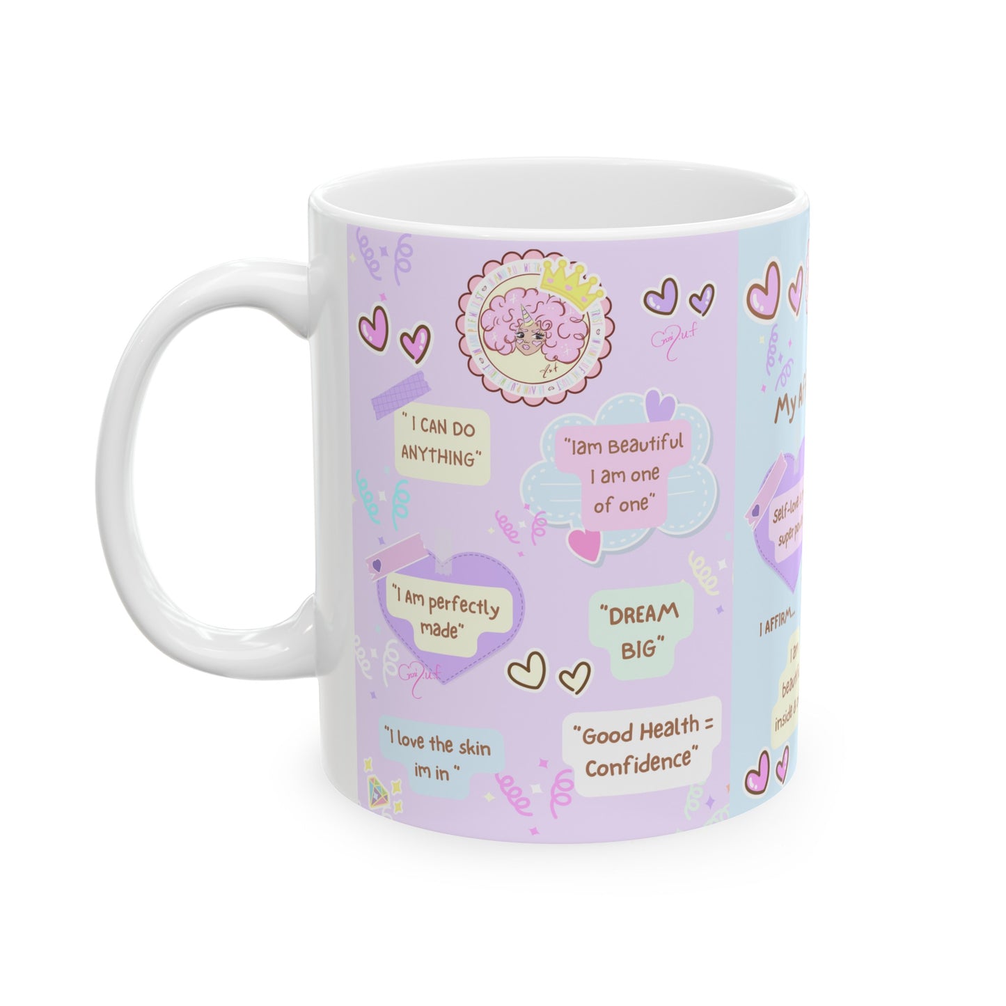 Annipuf Self-love Affirmation Mug, (11oz)