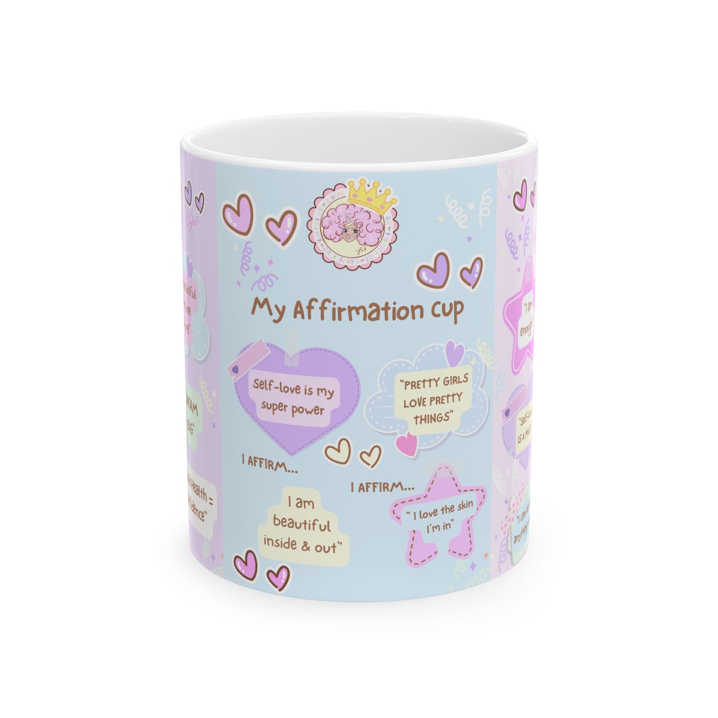 Annipuf Self-love Affirmation Mug, (11oz)
