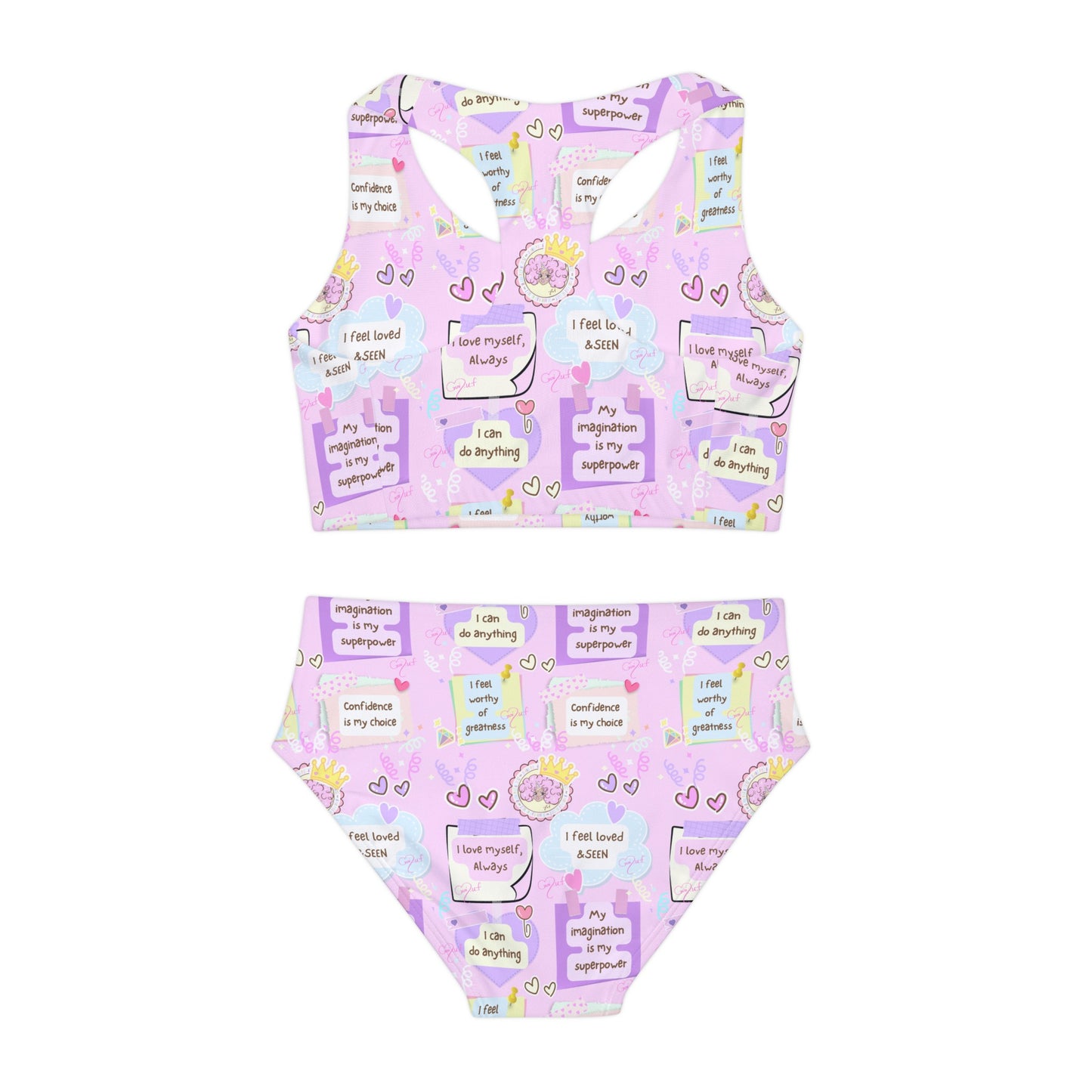 Im perfect Girls Two Piece Swimsuit (AOP) summer