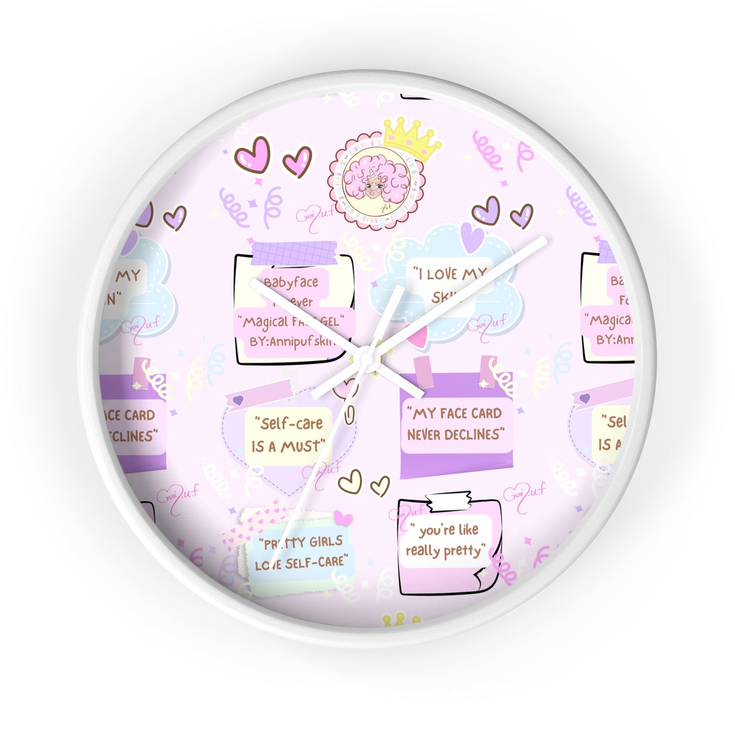 Wall Clock w/ affirmations (gifts)