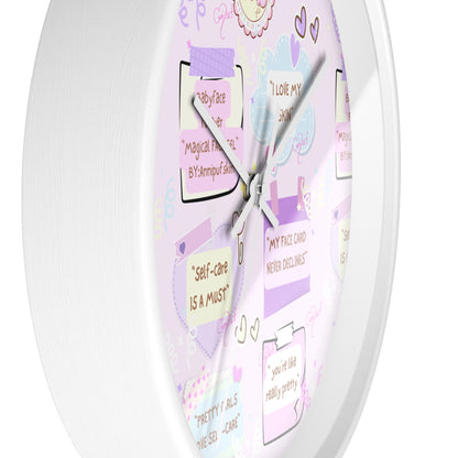 Wall Clock w/ affirmations (gifts)