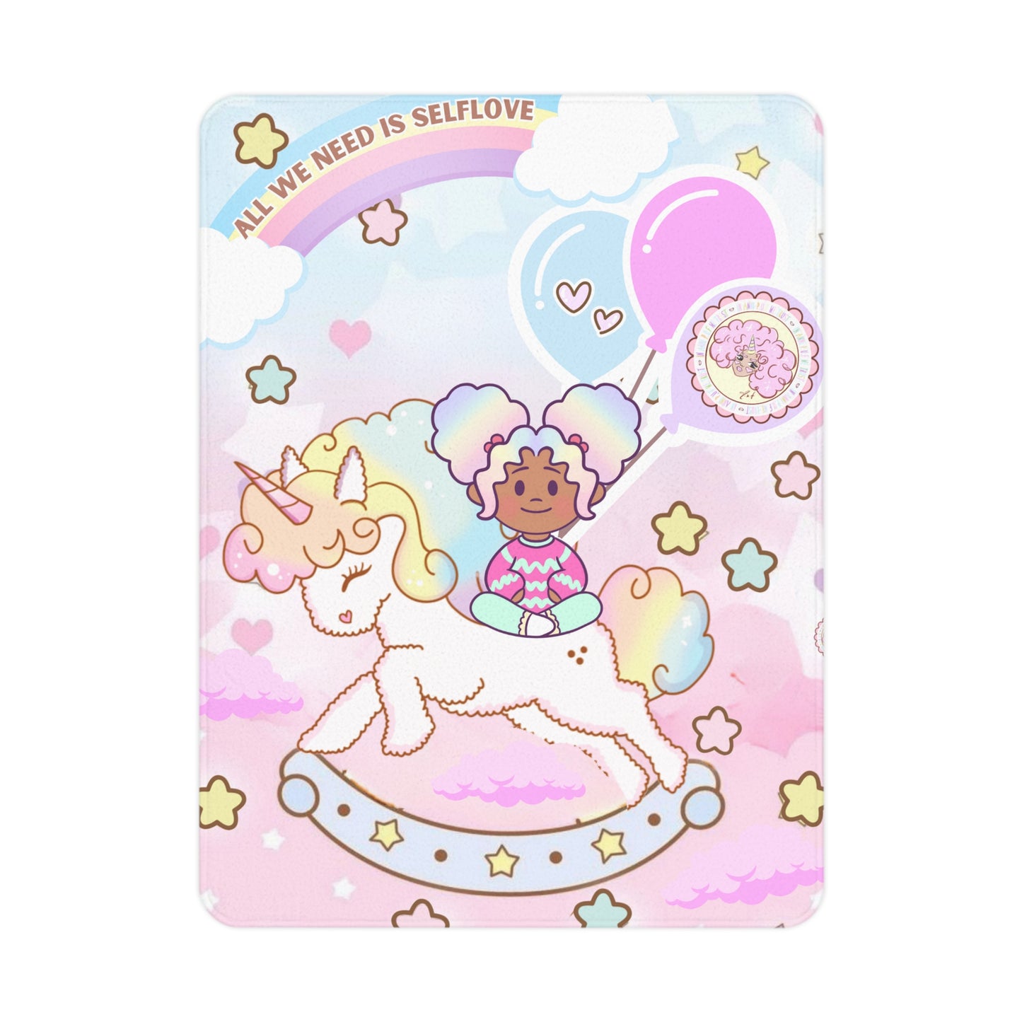 Annipuf Bestseller "All we need is love" baby and toddler Blanket