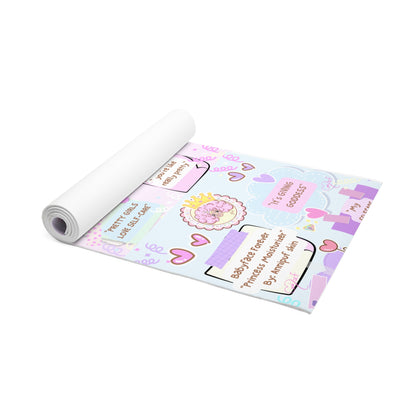 Annipuf Self-love Daily Affirmations Foam Yoga Mat(Health)