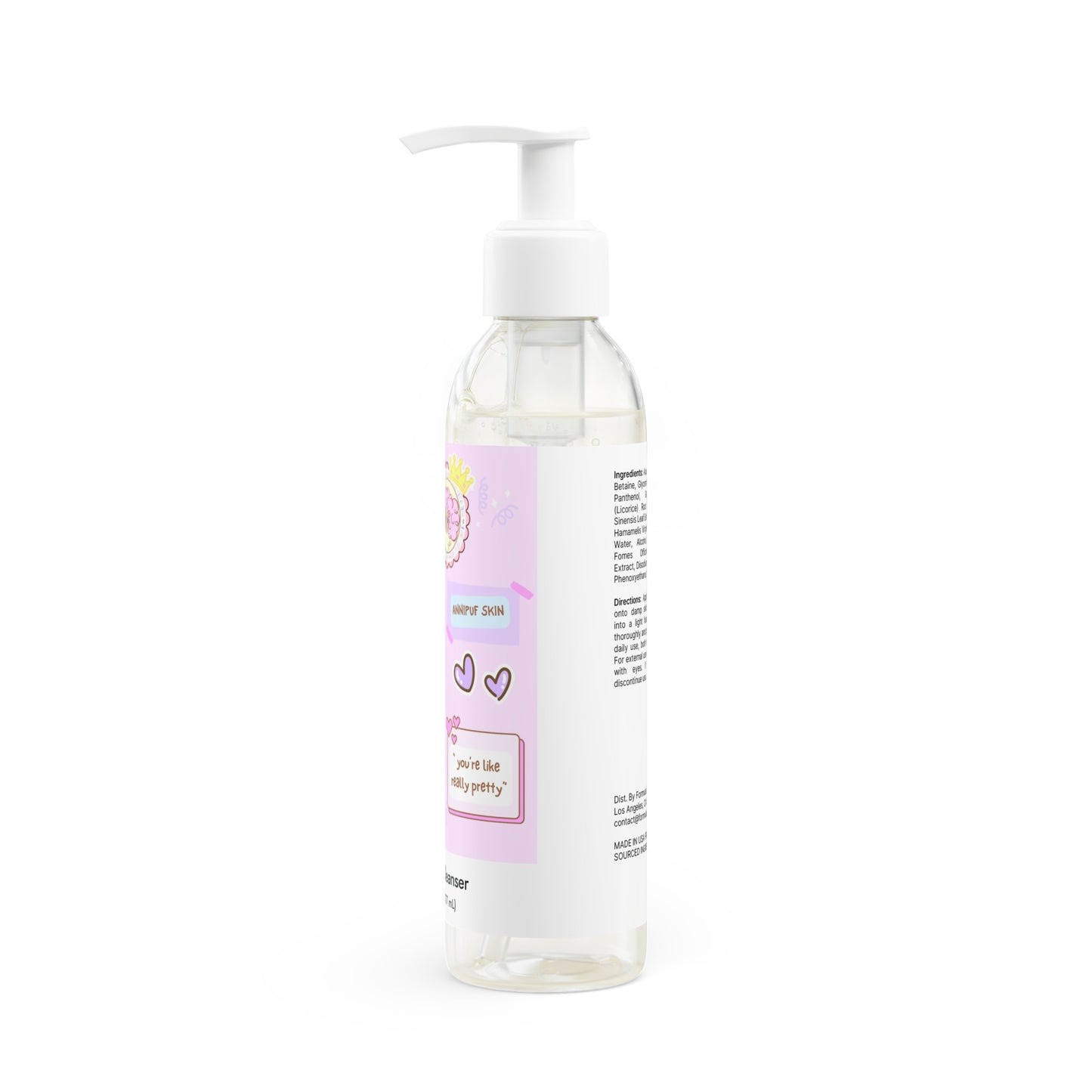 Annipuf Tear free Gentle Face and Body Cleanser, 6oz
