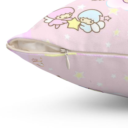 Sweet Dreams Polyester Square Pillow (baby lupita kitty )