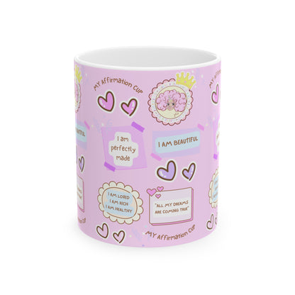 I LOVE ME ANNIPUF Ceramic Mug, (11oz)