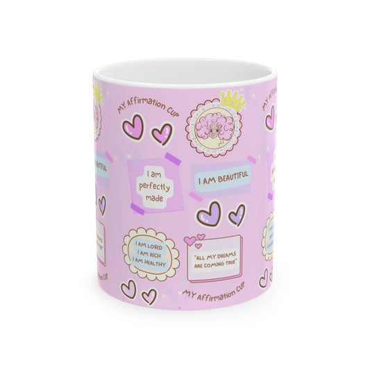 I LOVE ME ANNIPUF Ceramic Mug, (11oz)