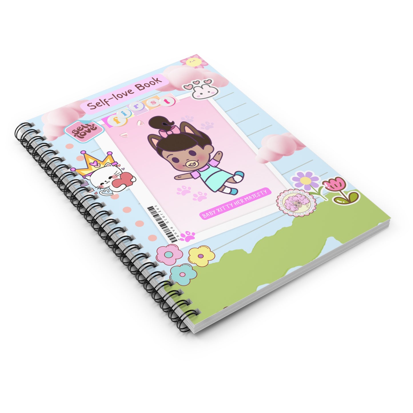 Babies first selflove  Notebook - Ruled Line (mindset)
