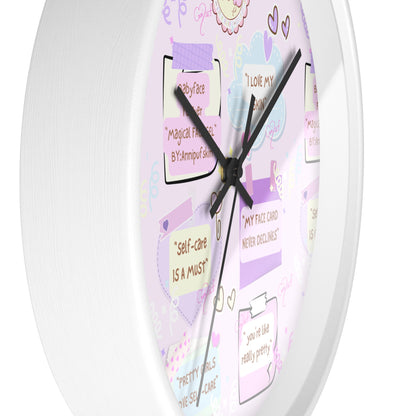 Wall Clock w/ affirmations (gifts)