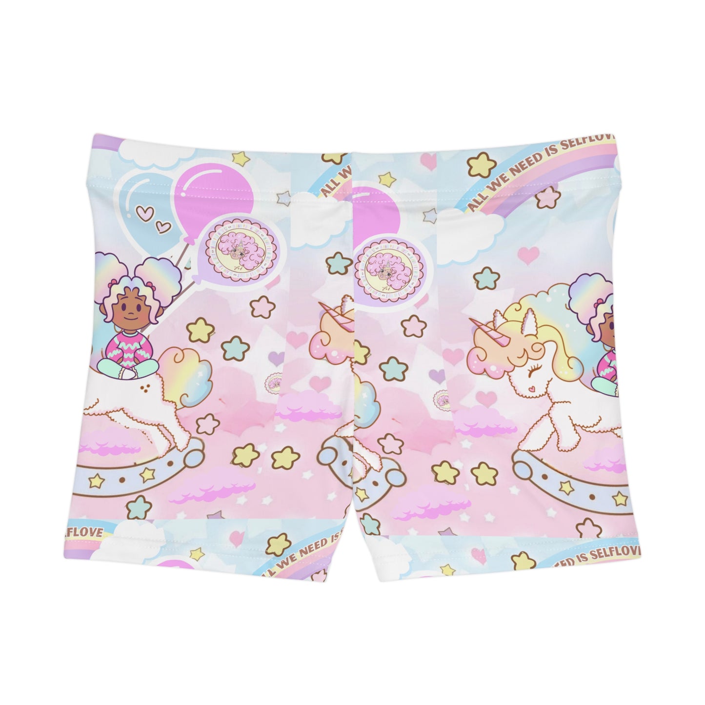 lulu the unicorn Women's Shorts (AOP)