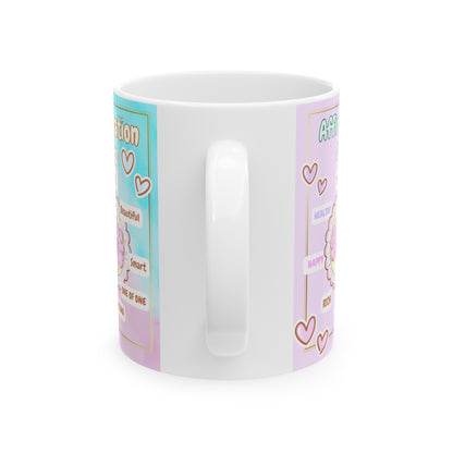 Annipuf magical affirmation Ceramic Mug, (11oz)