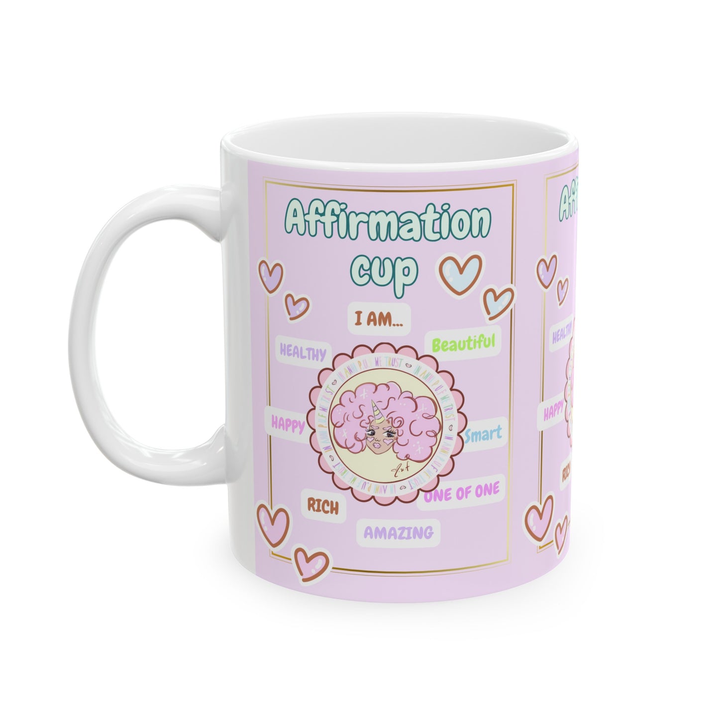 Annipuf magical affirmation Ceramic Mug, (11oz)