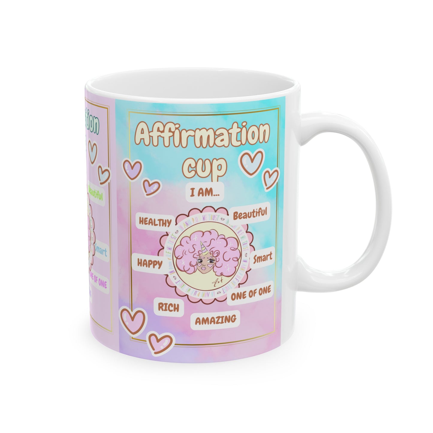 Annipuf magical affirmation Ceramic Mug, (11oz)
