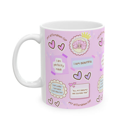 I LOVE ME ANNIPUF Ceramic Mug, (11oz)