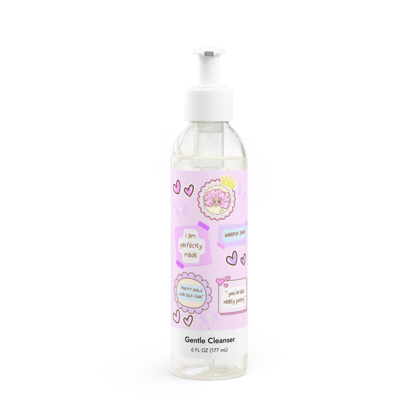 Annipuf Tear free Gentle Face and Body Cleanser, 6oz